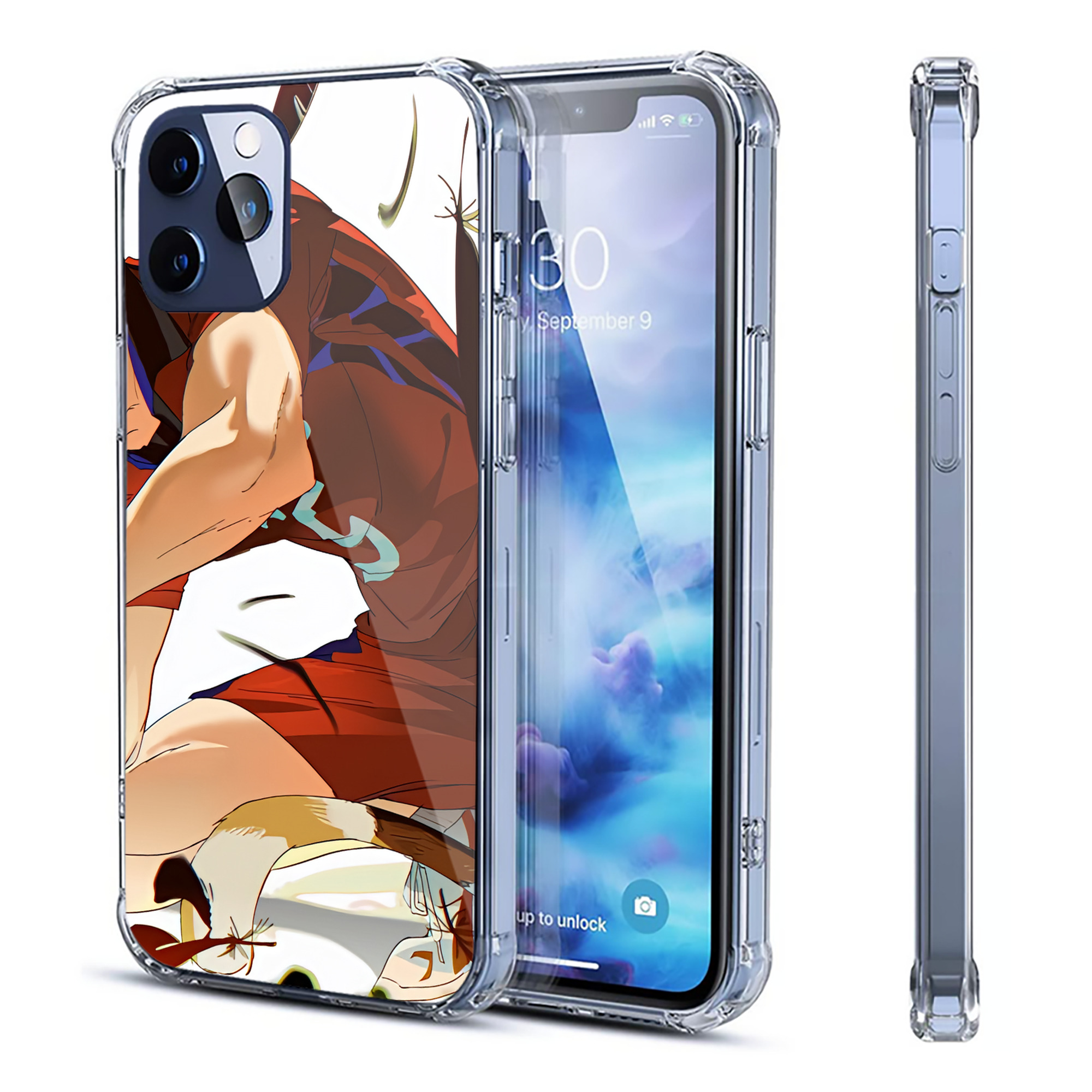 （画像用） ハイキュー!! Haikyu!! 【iPhone 12シリーズ対応】透明スマホケース（クリアソフトケース）